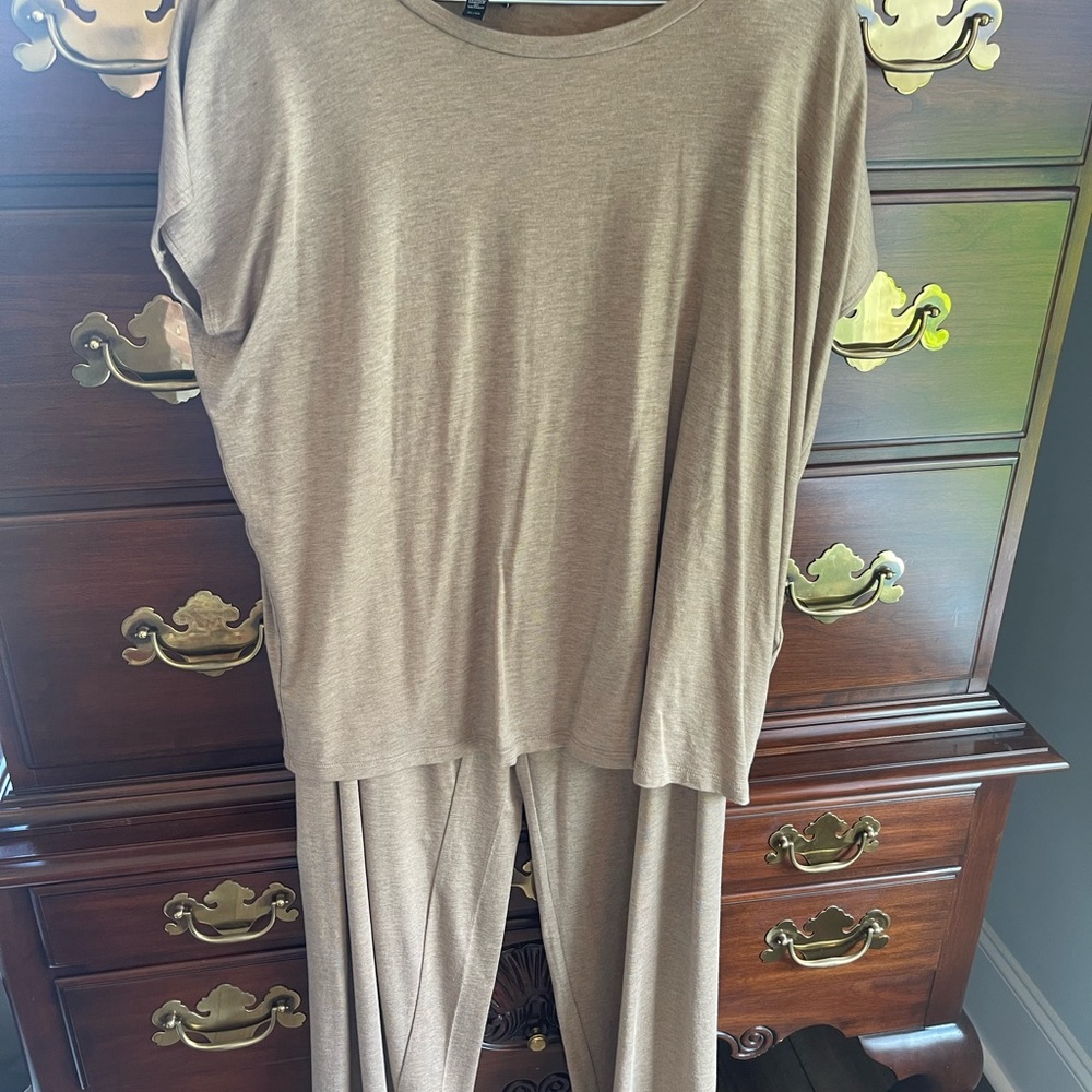 Eileen Fisher Beige Relaxed Set